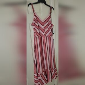 NWT eci new york linen blend maxi dress